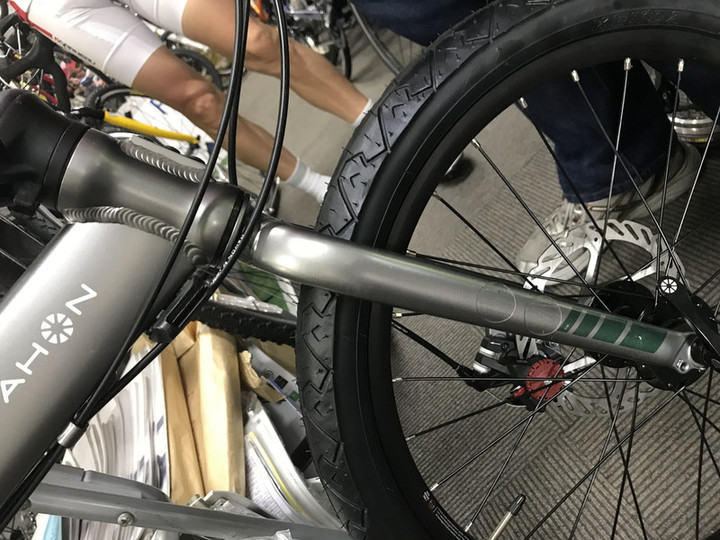 自転車マガジン by ハクセン鳩ヶ谷 : ダホンのMu SP9 とディスク 自転車マガジン by ハクセン鳩ヶ谷 : ダホンのMu SP9 とディスク